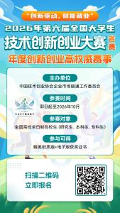亞太青年發展協會關於組織參與2026年第六屆全國大學生技術創新創業大賽省賽的通告